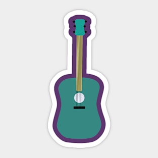 Acoustic Guitar Sticker